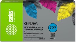 Картридж струйный Cactus 727XXL (CS-F9J80A) для принтеров HP Designjet T920/ T930/ T1500/ T1530/ T2500/ T2530, серый, 300 мл