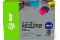 Картридж струйный Cactus T46S4 (CS-EPT46S4) для принтеров Epson SureColor SC-P700, желтый, 30 мл