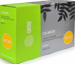 Картридж лазерный Cactus 106R01048 (CS-WC20) для принтеров Xerox WorkCentre M20/ C20 черный 8000 страниц