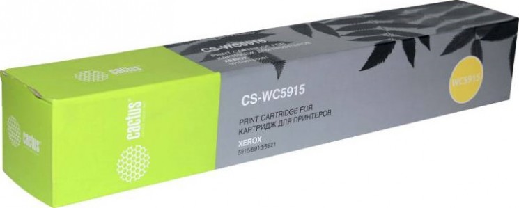 Картридж лазерный Cactus 006R01020 (CS-WC5915) для принтеров Xerox 5915/ 5918/ 5921 черный 6000 страниц