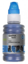 Чернила Cactus CS-GT52C голубой 100мл для DeskJet GT 5810/5820/5812/5822