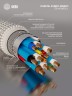 Кабель аудио-видео Cactus CS-HDMI.2.1-1 HDMI (m)/HDMI (m) 1м. позолоч.конт. серебристый