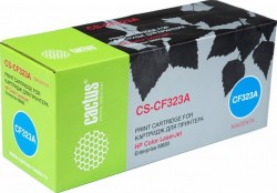 Картридж лазерный Cactus CF323A (CS-CF323A) для принтеров HP Color LaserJet Enterprise M680 пурпурный 16500 страниц