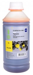 Чернила Cactus CS-EPT6734-1000 желтый 1000мл для Epson L800/L810/L850/L1800
