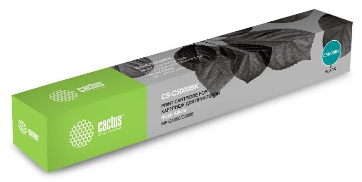 Картридж лазерный Cactus 841160 CS-C5000BK черный (23000стр.) для Ricoh Aficio MP C4000 /MP C5000