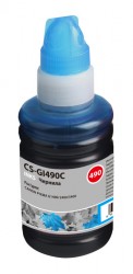 Чернила Cactus CS-GI490C голубой 100мл для Canon Pixma G1400/G2400/G3400