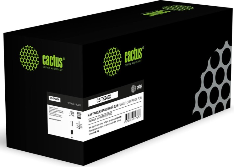 Картридж Cactus TK240X (CS-TK240X) для Катюша M140/ M240/ P140, увеличенный, 9000 стр.
