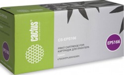 Картридж лазерный Cactus EPS166 (CS-EPS166) для принтеров Epson EPL6200/ 6200N/ LP2500 черный 6000 страниц