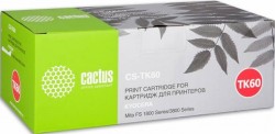 Картридж лазерный Cactus TK-60 (CS-TK60) для принтеров Kyocera FS-1800/ 3800 черный 20000 страниц
