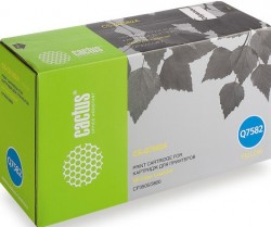 Картридж лазерный Cactus Q7582A (CS-Q7582A) для принтеров HP LaserJet CP3505/ 3800 желтый 6000 страниц