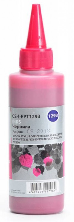 Чернила Cactus CS-I-EPT1293 пурпурный 100мл для Epson StOf B42/BX305/BX305F/BX320/BX525