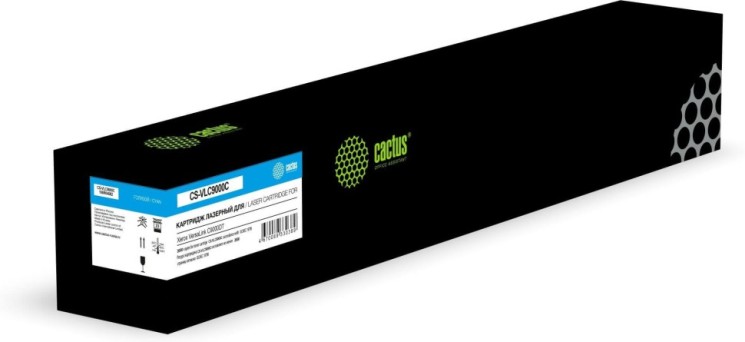 Картридж Cactus 106R04082 (CS-VLC9000C) Cyan для Xerox VersaLink C9000DT, голубой, 26500 стр.