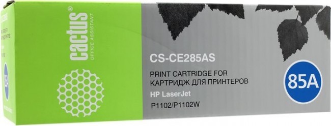 Картридж лазерный Cactus CE285A (CS-CE285A) для принтеров HP LaserJet P1102/ P1102W/ M1130/ M1132 черный 1600 страниц