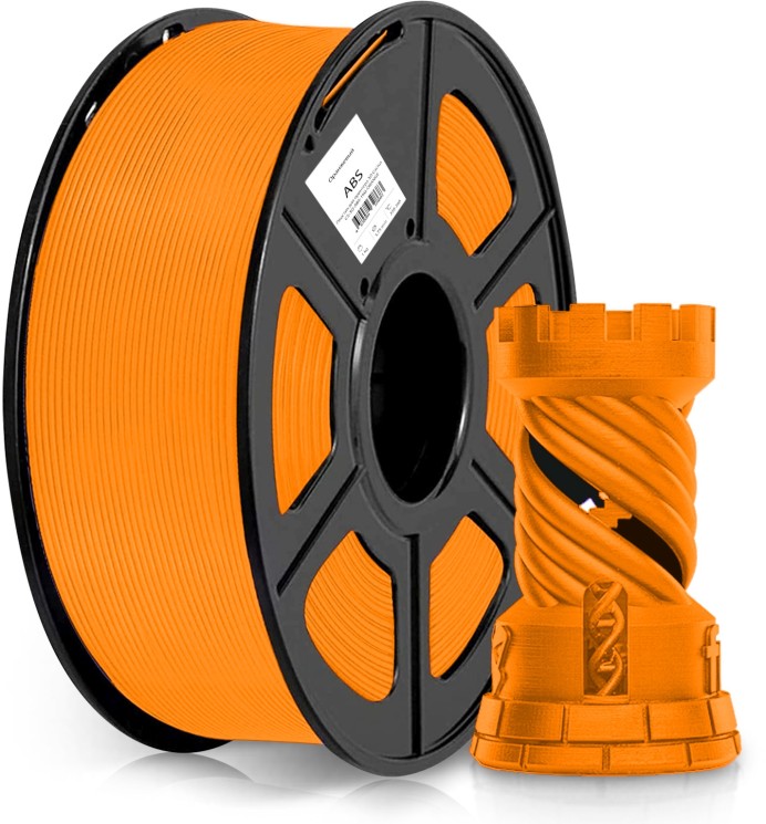 Пластик для принтера 3D Cactus CS-3D-ABS-1KG-ORANGE ABS d1.75мм 1кг L386м 1цв.