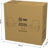Кресло Cactus CS-MC212-BK черный низк.спин. крестов. пластик пластик черный