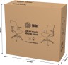 Кресло Cactus CS-MC222-BKRD черный сиденье темно-красный сетка/ткань низк.спин. крестов. пластик пластик черный