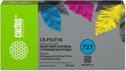 Картридж струйный Cactus 727XXL (CS-F9J77A) для принтеров HP DJ T920/ T930/ T1500/ T1530/ T2500/ T2530, пурпурный, 300 мл