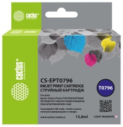 Картридж струйный Cactus (CS-EPT0794) для принтеров Epson Stylus Photo 1400/ 1500/ PX700/ 710, желтый, 13.8 мл