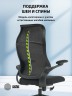Кресло Cactus CS-MC505-BK черный сиденье черный сетка/ткань крестов. пластик