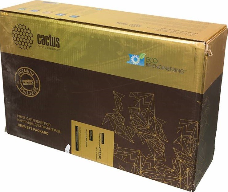 Картридж лазерный Cactus CF325X (CSP-CF325X) для принтеров HP LaserJet Enterprise M806 Series черный 34500 страниц