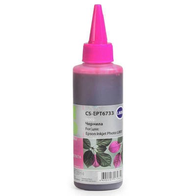 Чернила Cactus CS-EPT6733B пурпурный 100мл для Epson L800/L810/L850/L1800