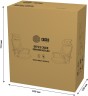 Кресло Cactus CS-MC414-BK черный сетка/ткань с подголов. крестов. пластик