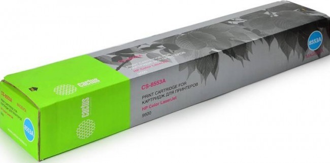 Картридж лазерный Cactus C8553A (CS-C8553A) для принтеров HP Color LaserJet 9500 пурпурный 25000 страниц