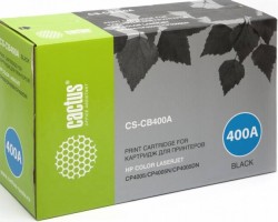Картридж лазерный Cactus CB400AR (CS-CB400AR) для принтеров HP Color LaserJet CP4005 черный 7500 страниц