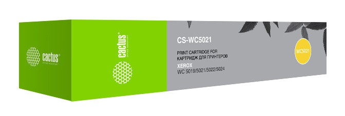 Картридж лазерный Cactus CS-WC5021 006R01573 черный (9000стр.) для Xerox WorkCentre 5019/5021/5022/5024