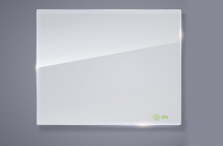 Демонстрационная доска Cactus CS-GBD-120x150-WT стекло стеклянная 120x150см белый