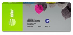 Картридж струйный Cactus CS-SJIC30PBK для Epson ColorWorks TM-C7500G, Черный (295 мл)