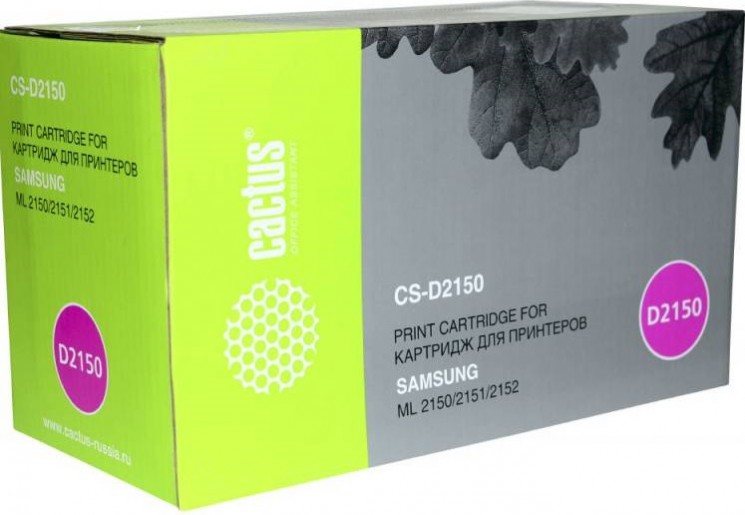 Картридж лазерный Cactus D2150 (CS-D2150) для принтеров Samsung ML 2150/ 2151/ 2152 черный 8000 страниц