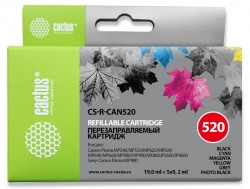 Картридж струйный Cactus CS-R-CAN520 для Canon PIXMA MP540, MP550, MP620, MP630, MP640