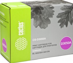 Картридж лазерный Cactus D3050A (CS-D3050A) для принтеров Samsung ML-3050/ 3051/ 3051N/ 3051ND черный 4000 страниц