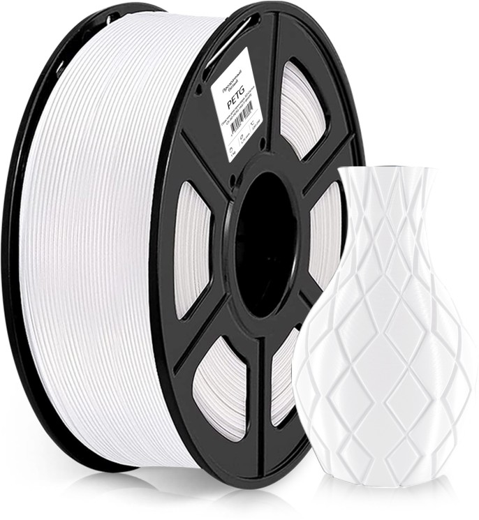 Пластик для принтера 3D Cactus CS-3D-PETG-1KG-WHITE PETG d1.75мм 1кг L316м 1цв.