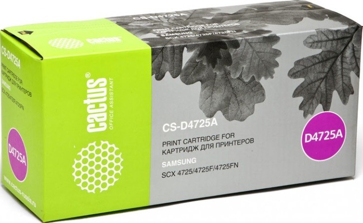 Картридж лазерный Cactus D4725A (CS-D4725A) для принтеров Samsung SCX-4725/ 4725F/ 4725FN черный 3000 страниц