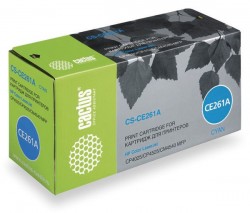 Картридж лазерный Cactus CS-CE261A (HP 648A) для HP Color LaserJet CP4020/ CP4025/ CP4525/ CP4025dn/ CP4025n голубой 11000 стр.