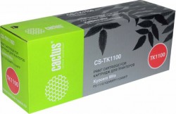 Картридж лазерный Cactus TK-1100 (CS-TK1100) для принтеров Kyocera Mita FS-1110/ 1024MFP/ 1124MFP черный 2100 страниц
