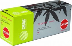 Картридж лазерный Cactus CS-O610M (CS-O610M) для принтеров Oki C610 пурпурный 6000 страниц