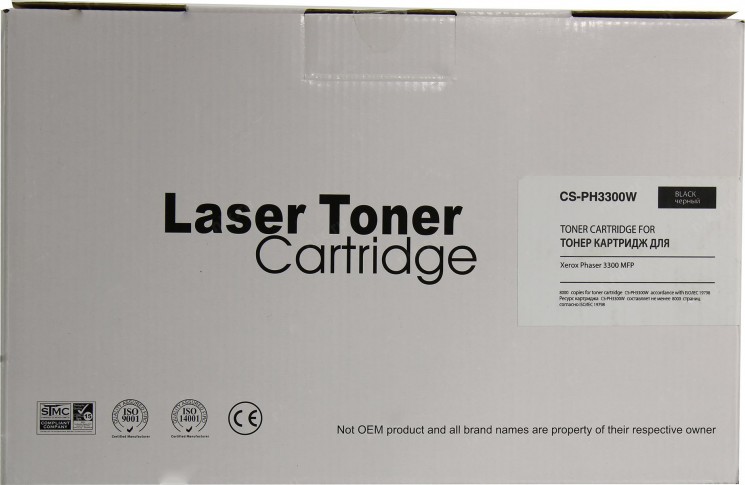 Картридж лазерный Cactus CS-PH3300W 106R01412 черный (8000стр.) для Xerox Phaser 3300/3300mfp