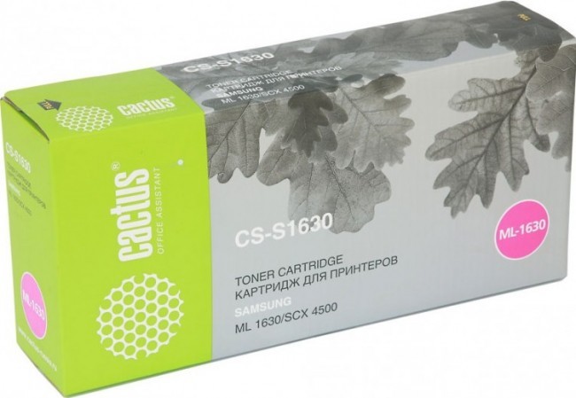 Картридж лазерный Cactus S1630 (CS-S1630) для принтеров Samsung ML1630/ 1630W/ SCX4500 черный 2000 страниц