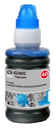 Чернила Cactus CS-GI40C, голубой (100мл) для Canon Pixma G5040/ G6040/ GM2040