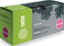 Картридж лазерный Cactus S1640 (CS-S1640) для принтеров Samsung ML-1640/ 1641/ 2240/ 2241 черный 1500 страниц