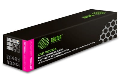 Картридж лазерный Cactus 415A (CSP-W2033A) для принтеров HP LJ M454/ MFP M479, пурпурный, 2100 стр.
