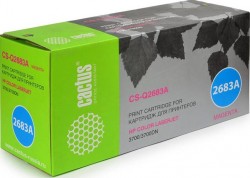 Картридж лазерный Cactus Q2683A (CS-Q2683A) для принтеров HP Color LaserJet 3700 пурпурный 6000 страниц