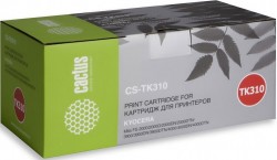 Картридж лазерный Cactus TK-310 (CS-TK310) для принтеров Kyocera Mita FS 2000/ 2000D/ 2000DN/ 2000DTN/ 3900/ 3900DN/ 3900DTN/ 4000 черный 12000 страниц