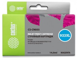 Картридж струйный Cactus CS-CN055 №933 пурпурный (14мл) для HP DJ 6600