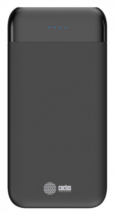 Мобильный аккумулятор Cactus CS-PBFSFL-10000 Li-Pol 10000mAh 1A+2.4A графит 2xUSB