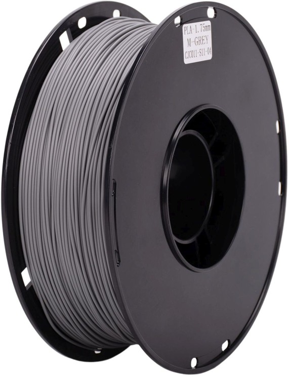 Пластик для принтера 3D Cactus CS-3D-PLA-1KG-M-GREY PLA Matte d1.75мм 1кг L326м 1цв.