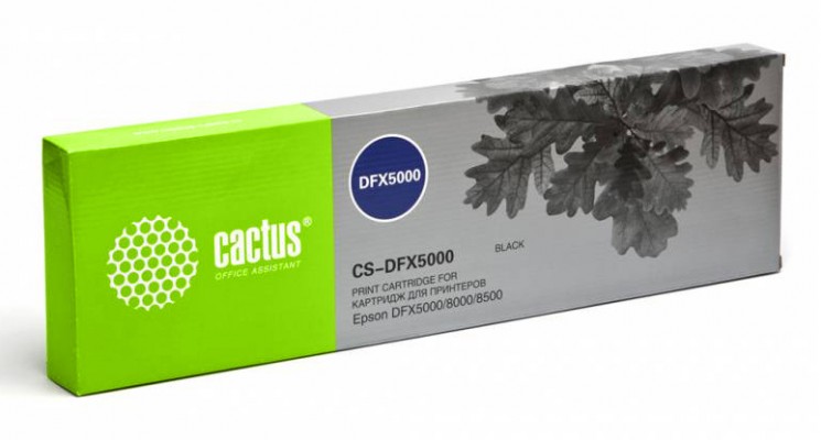 Картридж матричный Cactus CS-DFX5000 черный для Epson DFX5000/8000/8500